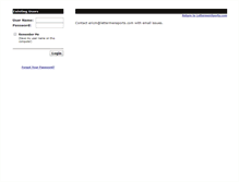 Tablet Screenshot of mail.lettermensports.com